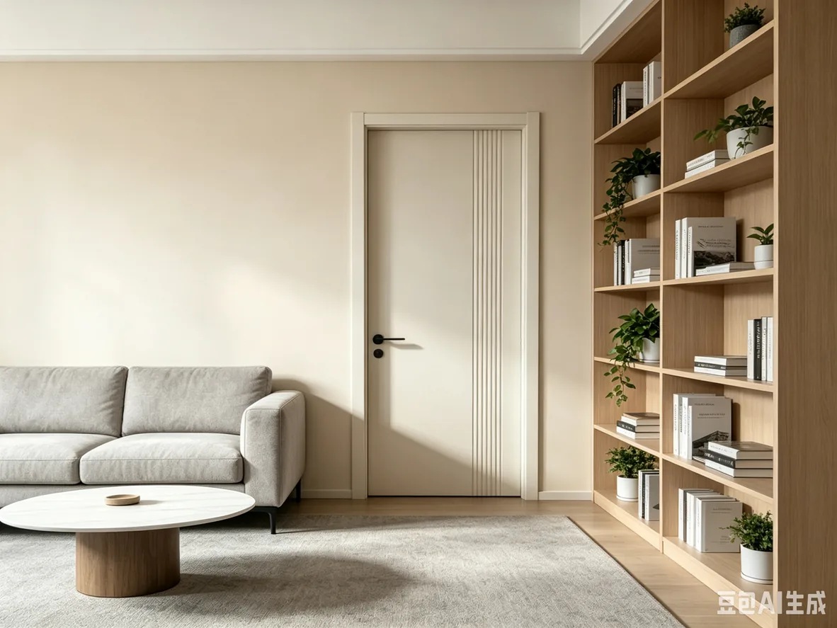 Line carving WPC door design series
