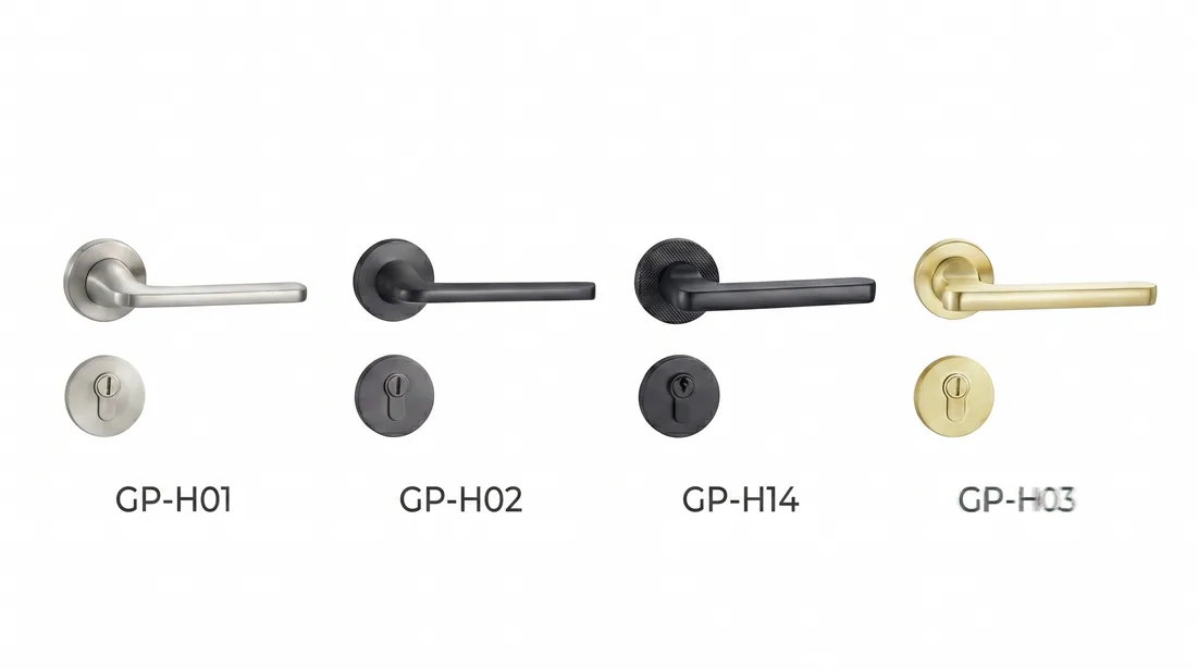 WPC door accessories and hardware options